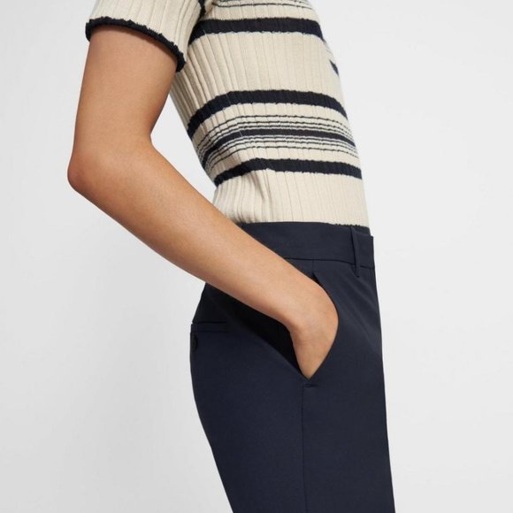 THEORY navy blue dress pants. SZ 4 - Picture 1 of 11